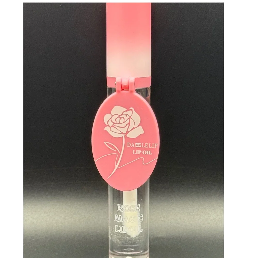 Rose Magic Lip Oil Clear Hydrating High Shine Treatment Gloss